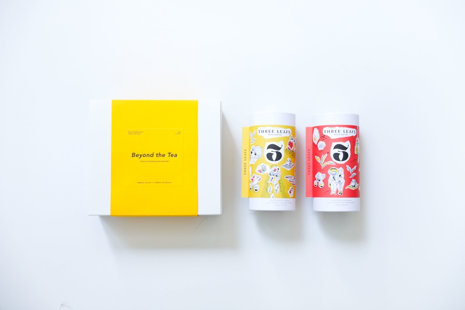 「Beyond the Tea -台湾フルーツ烏龍茶」ライチ×パイナップル烏龍茶セット 1,080元(約4,230円)