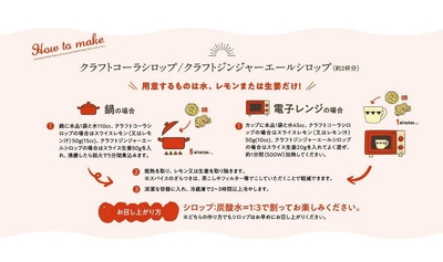 クラフトドリンク シロップ作り方