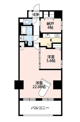 ミュージション朝霞本町Cタイプ間取り図