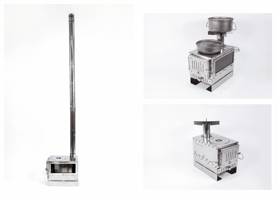 『MAKIng STOVE』の天板部分はメスティンを同時に2個載せられます