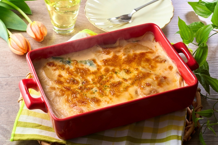 シーフードと野菜のグラタン