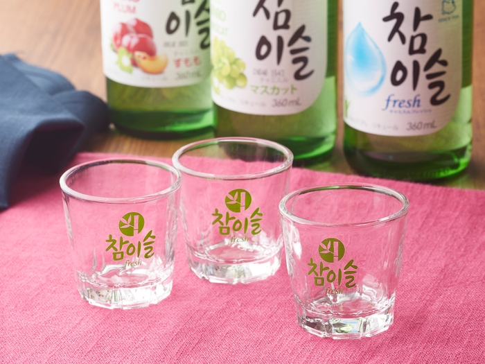 チャミスルグラスセット画像(画像はイメージです。)