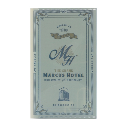 「マスクケース Hotel」価格：98円／サイズ：W12×H20cm ポケット数：3