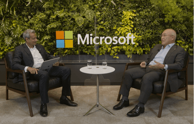 SMBCグループ CDIO 谷崎 勝教様とマイクロソフトアジア プレジデント アーメッド マザーリの対談