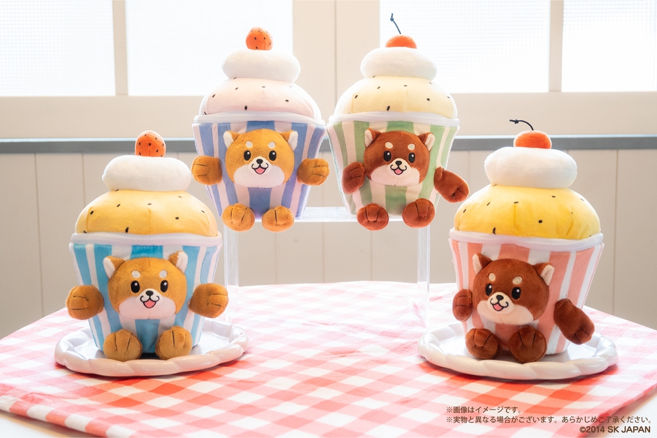 忠犬もちしば×かなざわ まこと カップケーキポーチ