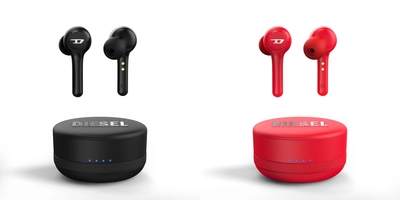 プレミアムカジュアルブランドDIESELの完全ワイヤレスイヤフォン  「DIESEL True Wireless Earbuds」（全2色）を、2021年8月12日（木）より販売開始