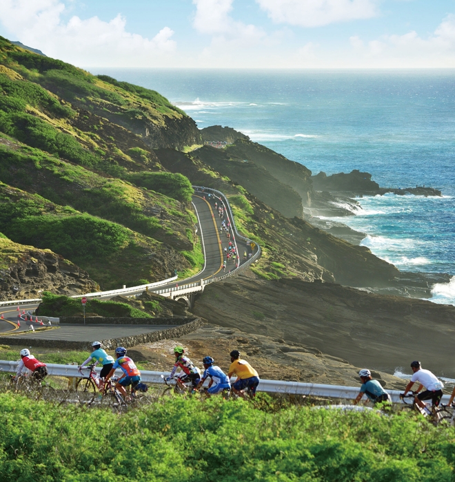 ホノルルセンチュリーライド 海沿いのコース(2)