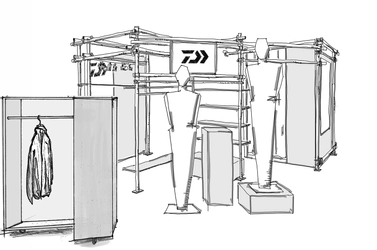 DAIWAがデイリーライフを提案する全天候型ウェアの常設店　 阪急うめだ本店「GREEN AGE」に2月18日オープン　 「DAIWA × POTR」のコラボレーションしたバッグも発売