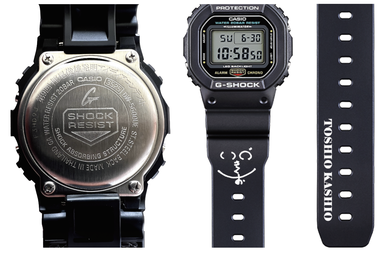 伊部 菊雄のサイン・受賞者氏名入りG-SHOCK