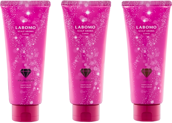 ラボモ スカルプアロマ ヘアカラートリートメント ルミエ 全3色(ナチュラルブラック、ダークブラウン、ブラウン)
