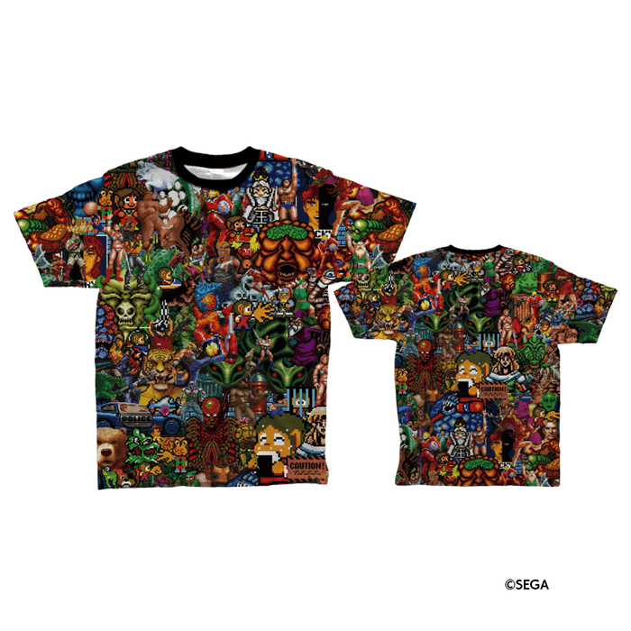 MEGA DRIVE 総柄Tshirt