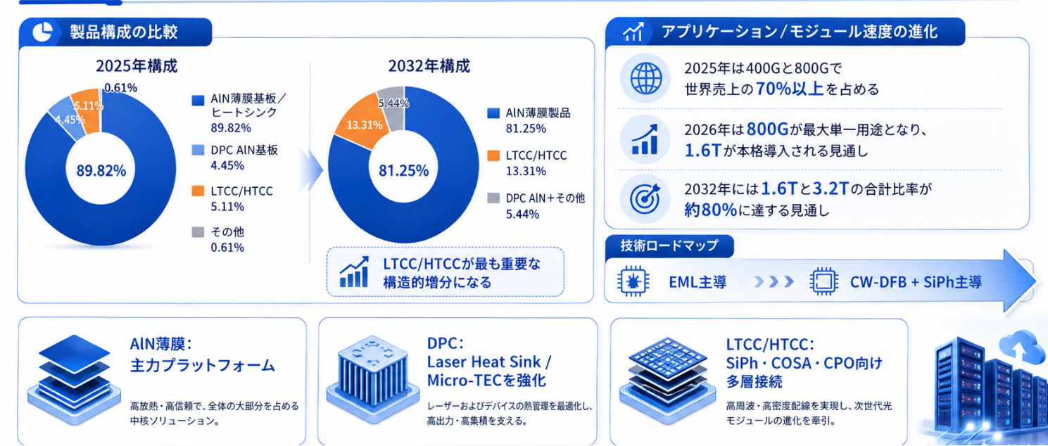 光トランシーバ用セラミック基板業界分析:市場分析フレームワーク+主要プレイヤー別シェア