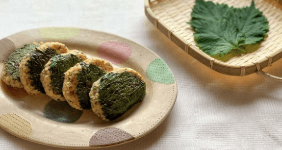 「薬膳レシピ」による調理例 紫蘇入りハンバーグ