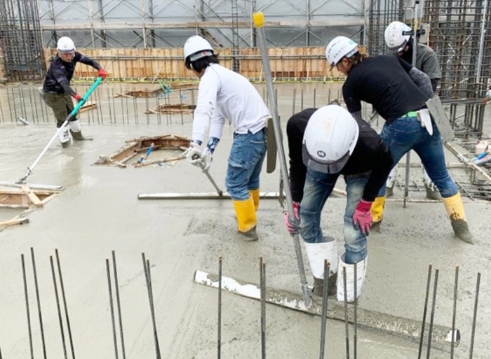 土間工事均し