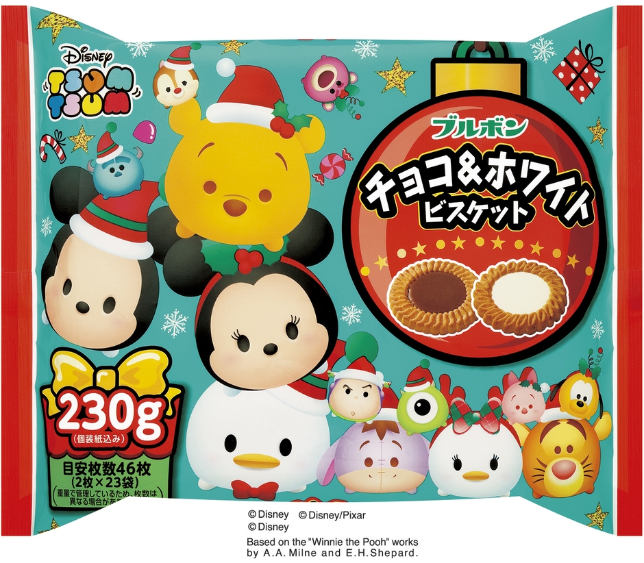 2017.10 230gチョコ&ホワイトビスケット(ディズニーツムツム)