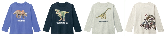 シュライヒ リアル恐竜プリント長袖Tシャツ
