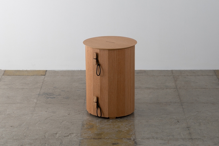 Foldable Cord Bin(オーク)