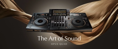 進化した演奏性と唯一無二のデザインを融合した オールインワンDJシステム「OPUS-QUAD」が登場　 さまざまな空間やロケーションで、 オーディエンスに特別な音楽体験を