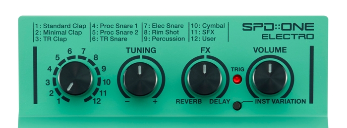 『SPD::ONE ELECTRO』コントロール部