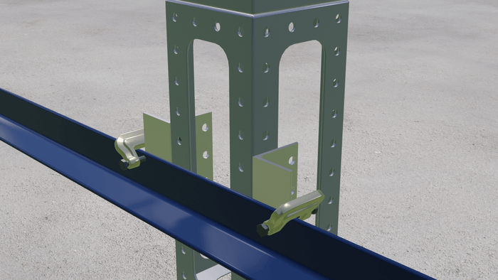 一般鋼材取付アダプタ使用例1