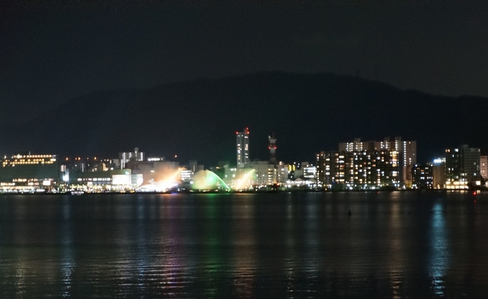 船上からの夜景