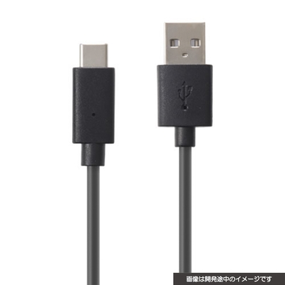 『CYBER・USB-A to Type-C充電ケーブル 2.5m』