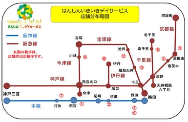 半日タイプのリハビリ特化型デイサービス　4月3日、「はんしんいきいきデイサービス」12号店「池田店」開業！