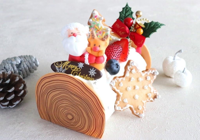 「Happy!ファミリークリスマス ~集まれ!サンタさんといっしょ~」ケーキ完成イメージ