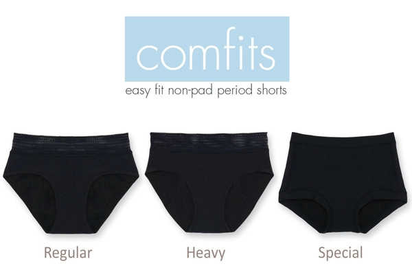 ナプキン不要の生理ショーツ「comfits(コンフィッツ)」 クラウドファンディングサイトCampfireにて予約開始