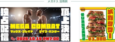 ダイナフォント「メガタス活用例」