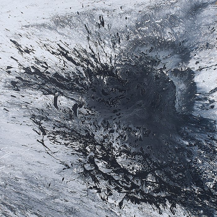 婁正綱 無題 Untitled acrylic on canvas 130cm×130cm 2019 (C) LZG studio