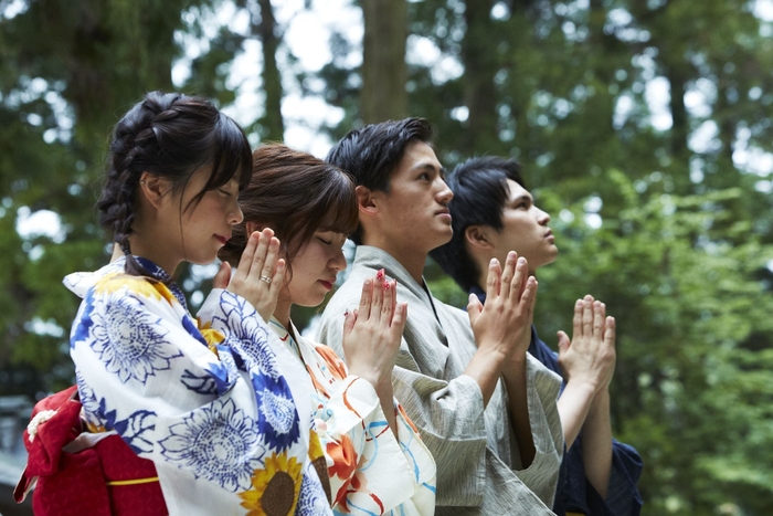 まずは櫻山八幡宮で参拝