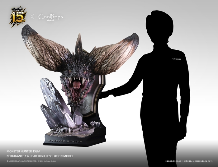 MONSTER HUNTER 15th/ NERGIGANTE 1:6 HEAD HIGH RESOLUTION MODEL