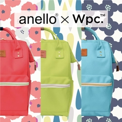 anello(R)×Wpc.(TM)“KUCHIGANE” (口金)リュックを限定発売!  内側が総柄のカラフルな3種とビジネスでも使えるクールな2種