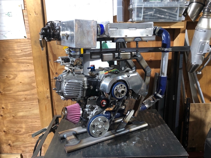 NSX-52の50cc+SCエンジン