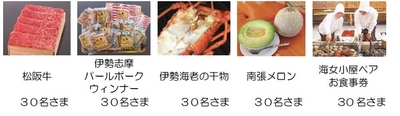 プレゼント賞品