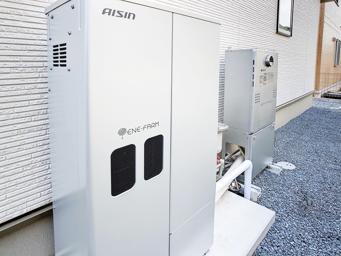 エネファーム(燃料電池ユニット+給湯暖房機)