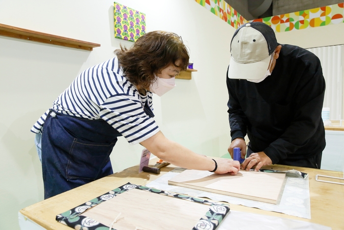 前回のワークショップ様子/作品事例 3