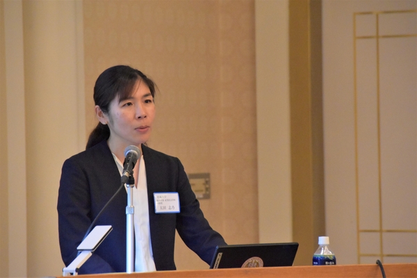 講演した経済学部の太田准教授