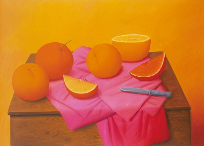フェルナンド・ボテロ《オレンジ》 2008年 油彩/カンヴァス
