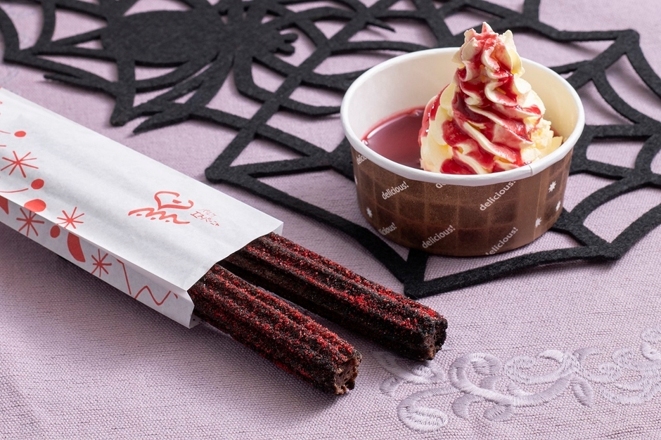 ホイップ de チュロス～ハロウィーンブラック～