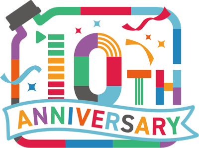 10周年ロゴ