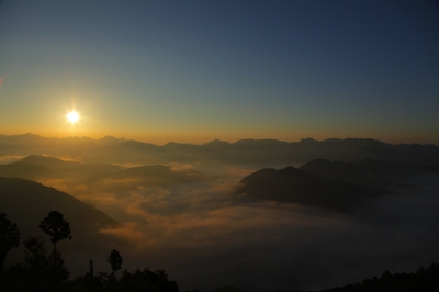 北山村の雲海