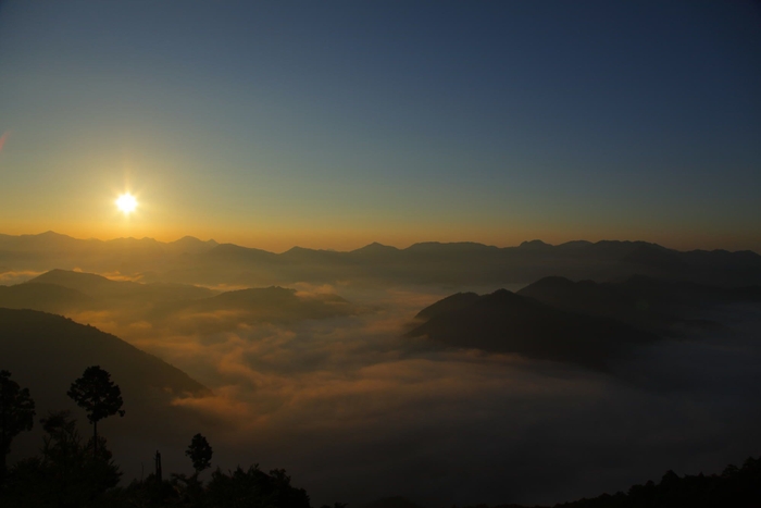 北山村の雲海