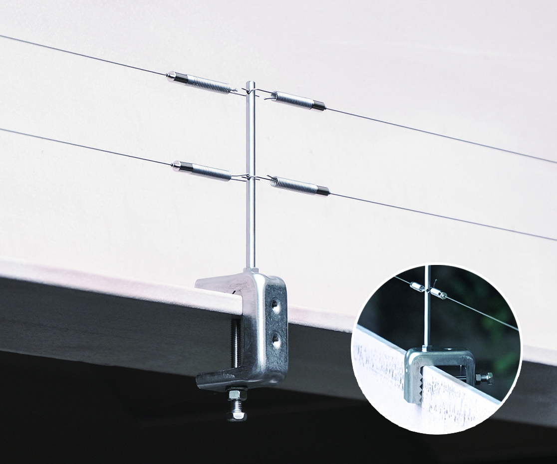 株式会社コーユー、防鳥ワイヤー「ハトワイヤー」新支柱を正式販売開始