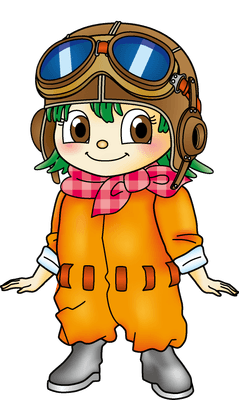 公式キャラクター　楽ちゃん