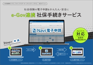 e-Gov連携 社保手続きサービス「Navi電子申請」 2020年10月1日リリース