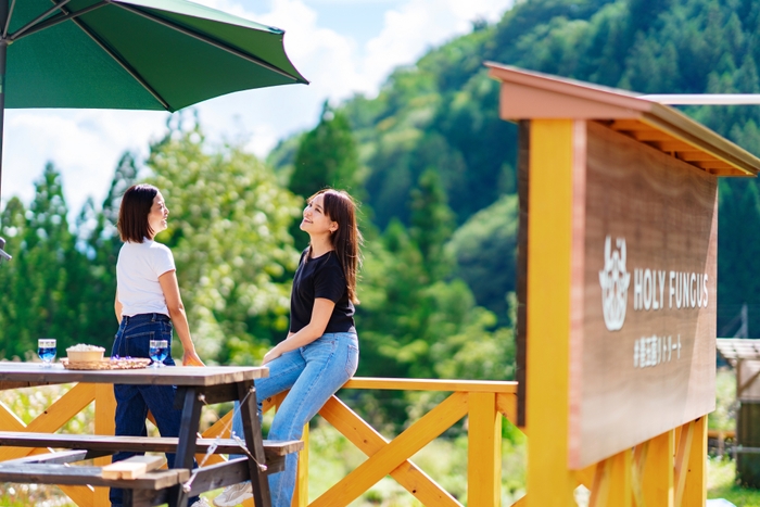 国内では珍しい、有機農場内に誕生したキャンプ場