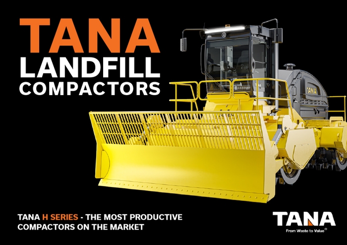 TANA社製「廃棄物埋立コンパクター」