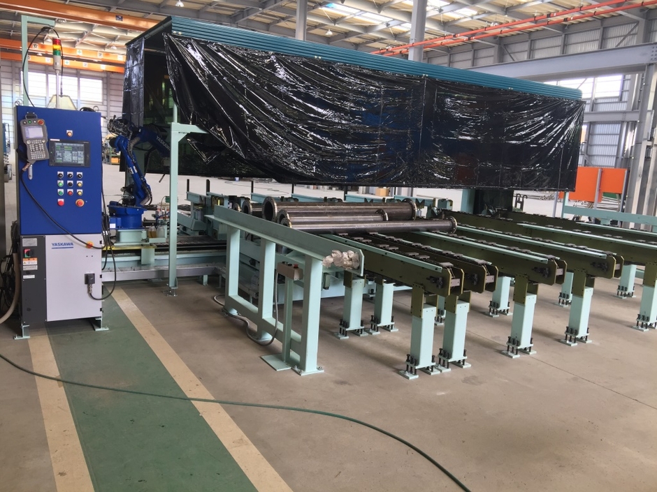 常石鉄工 パイプ直管自動溶接機